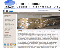 Tablet Screenshot of giantsources.com